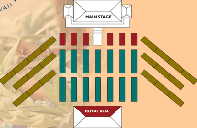 Paradise Cove Seating Chart